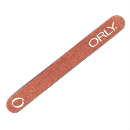 ORLY (Орли) пилка для искусственных ногтей прямая гранатовая, абразивность 120