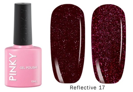 Гель-лак PINKY (Пинки) Reflective 17, 10 мл