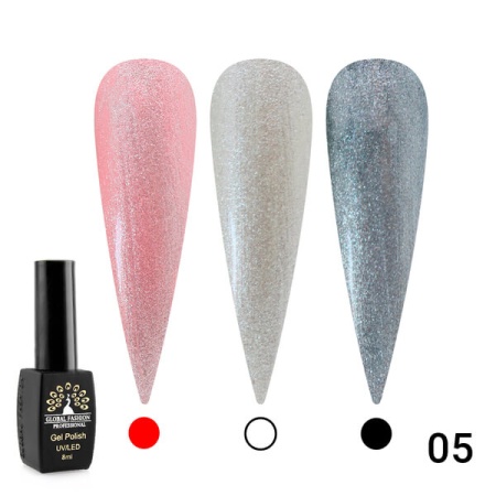 Гель-лак Global Fashion (Глобал Фэшн) Shine Star 005, 8 мл