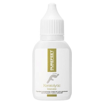 Средство для удаления натоптышей и мозолей PureFeet Keratolytic Intensive, 30 мл Средство для удаления натоптышей и мозолей PureFeet Keratolytic Intensive, 30 мл