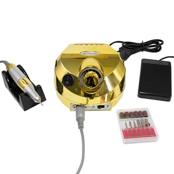 Аппарат для маникюра Nail Master DM-202, золотой, 35000 об. Аппарат для маникюра Nail Master DM-202, золотой, 35000 об.