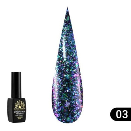 Гель-лак Global Fashion (Глобал Фэшн) Shine Spectrum 303, 8 мл