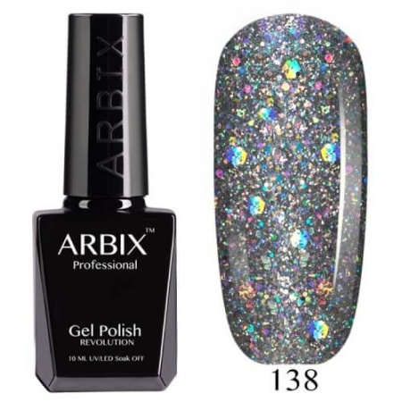 Гель-лак Arbix (Арбикс) № 138 Бриллиантовый Блеск, 10 мл