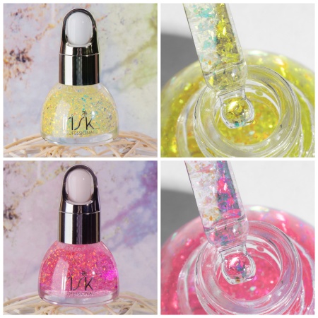 Масло Irisk для кутикулы с эффектами 006 (Snow globe coral), 15мл