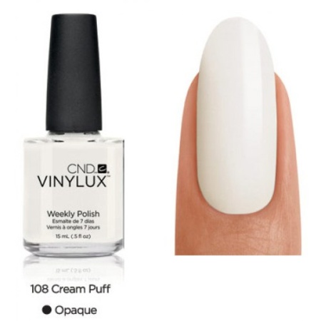Лак CND Vinylux (Винилюкс) Cream Puff 108, 15 мл