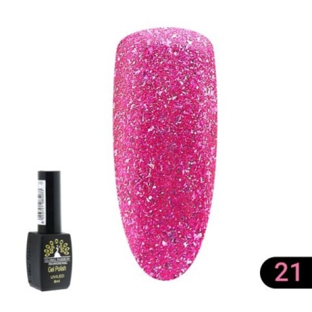 Гель-лак Global Fashion (Глобал Фэшн) Gold 021, 8 мл