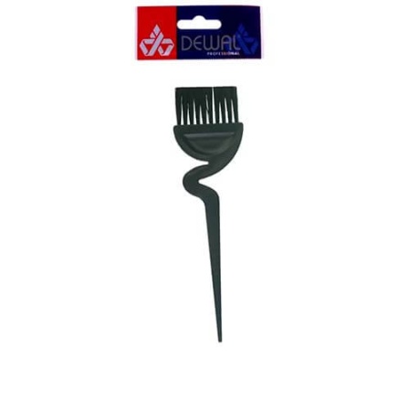 Dewal (Деваль) Кисть для окрашивания, черная, с черной прямой щетиной, с ручкой зигзаг, широкая 55 мм, T-1110