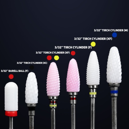 Фреза керамическая XC 3/32 Flame S (XC), чёрная Фреза керамическая XC 3/32 Flame S (XC), чёрная