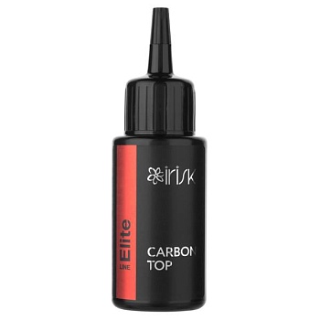 Топ Irisk (Ириск) Elite Carbon для гель-лака сверхпрочный без липкого слоя, 50 мл Топ Irisk (Ириск) Elite Carbon для гель-лака сверхпрочный без липкого слоя, 50 мл